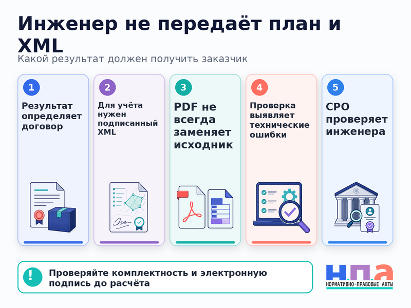 Кадастровый инженер не передает межевой или технический план после оплаты