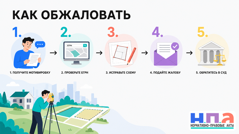 Администрация отказала в утверждении схемы расположения земельного участка