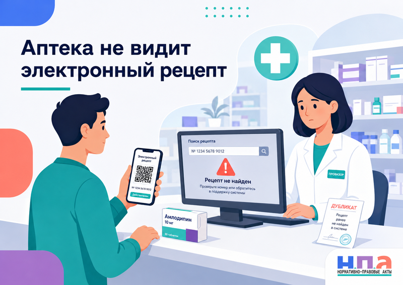 Аптека не отпускает лекарство из-за сбоя электронного рецепта как получить препарат и подтвердить назначение