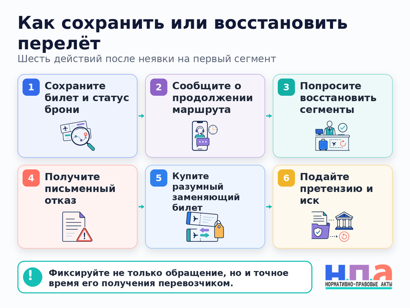 Авиакомпания аннулировала обратный билет из-за неявки на первый рейс что делать в 2026 году