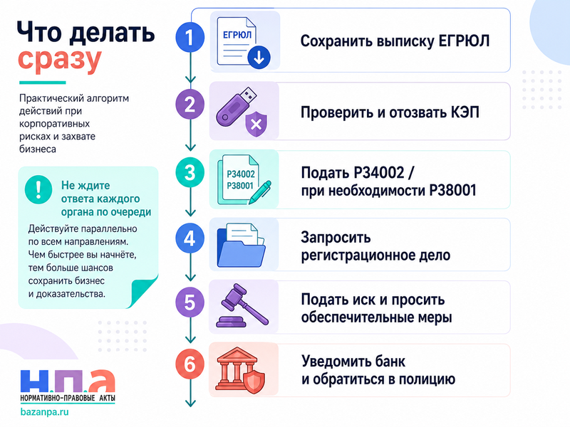 Банк не дает новому директору доступ к счету после смены руководителя в ЕГРЮЛ