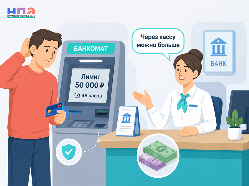 Банк ограничил снятие наличных до 50 000 рублей почему действует лимит и как получить деньги