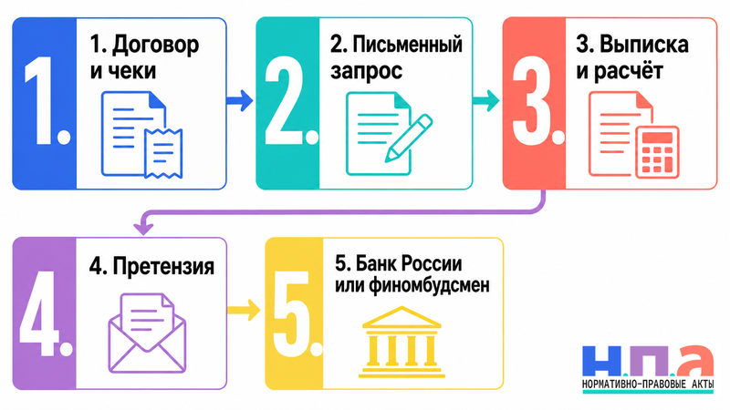 Банк отказывается выдать выписку по счёту или подробный расчёт кредитной задолженности