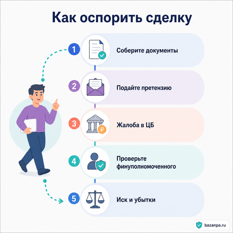 Банк продал сложный инвестиционный продукт обычному клиенту как оспорить сделку и взыскать убытки