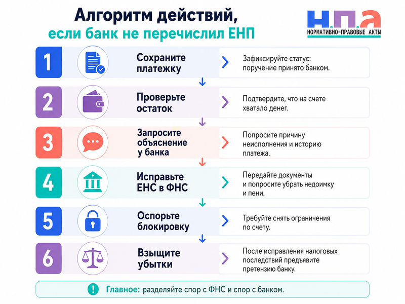 Банк вовремя получил платежное поручение на уплату налогов, но не исполнил его кто отвечает за пени и блокировку счета