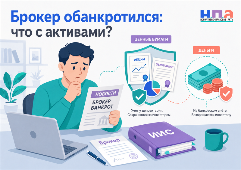 Банкротство брокера или управляющей компании что будет с ценными бумагами и деньгами инвестора