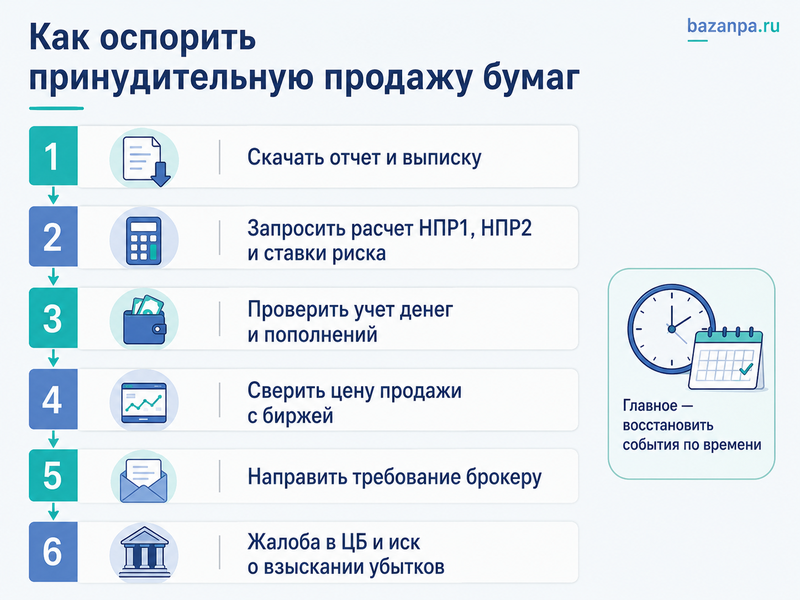 Брокер принудительно продал ценные бумаги из-за маржин-колла как проверить расчет задолженности и оспорить сделку
