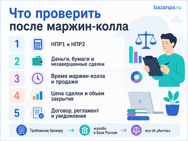Брокер принудительно продал ценные бумаги из-за маржин-колла как проверить расчет задолженности и оспорить сделку