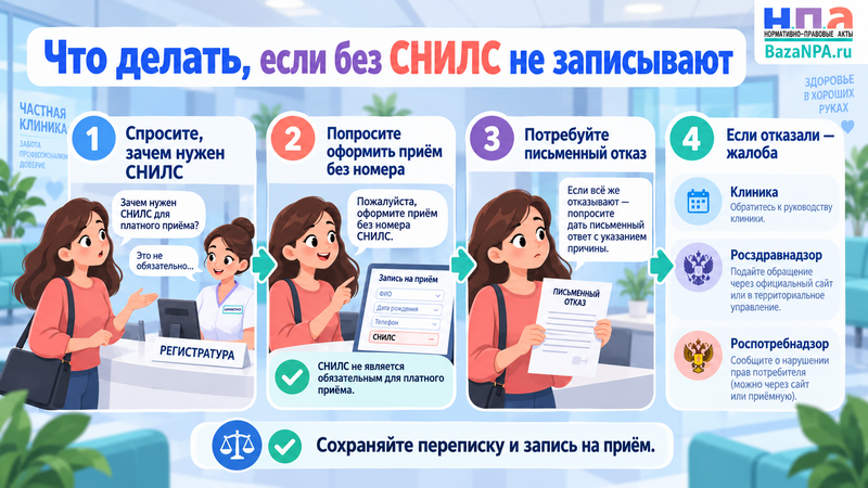Частная клиника требует СНИЛС: обязателен ли он для платного приема