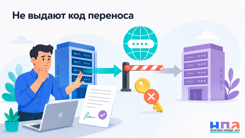 Что делать, если регистратор мешает переносу доменного имени