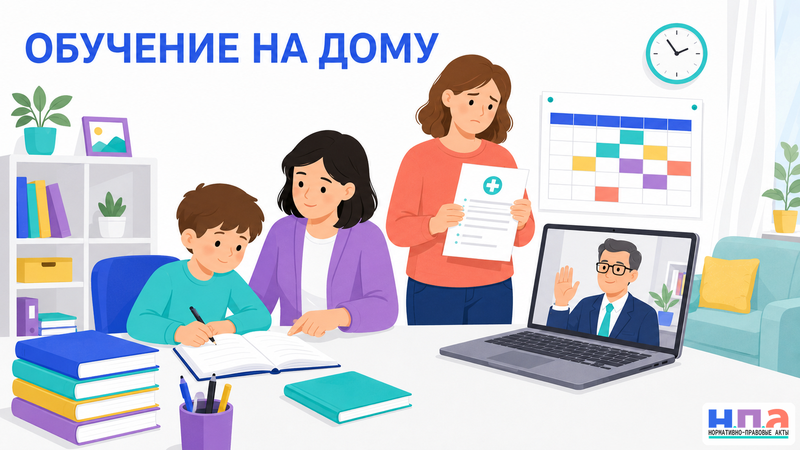 Что делать, если школа не организует обучение ребёнка на дому