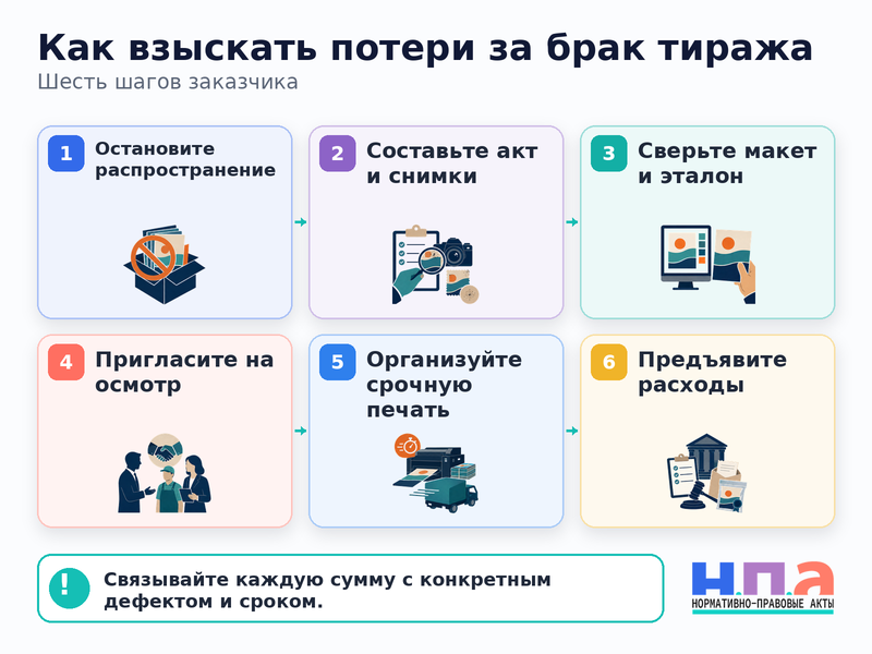 Что делать, если типография испортила тираж и сорвала рекламу