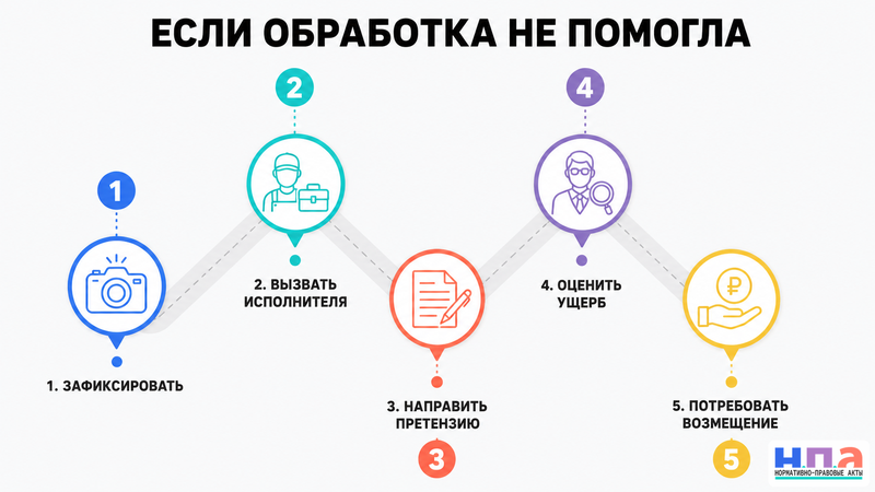Что делать после некачественной или опасной дезинсекции
