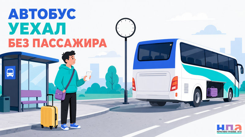 Что требовать, если междугородний автобус оставил пассажира на остановке