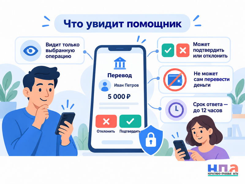 Что увидит помощник в сервисе «второй руки» и как его отключить