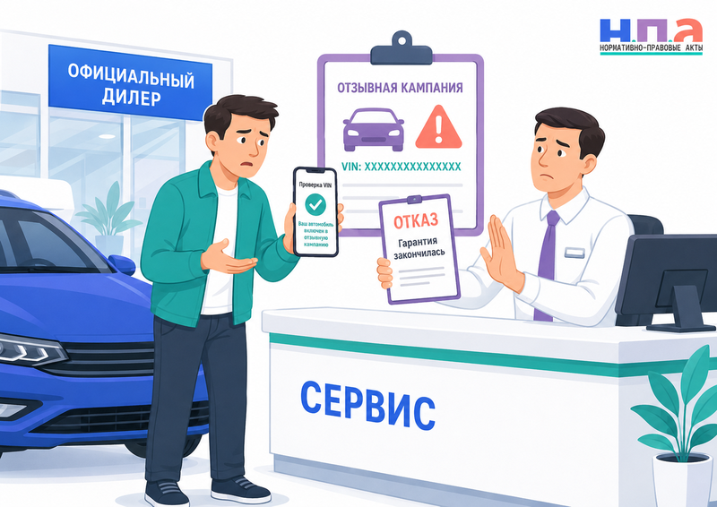 Дилер отказался бесплатно ремонтировать автомобиль по отзывной кампании