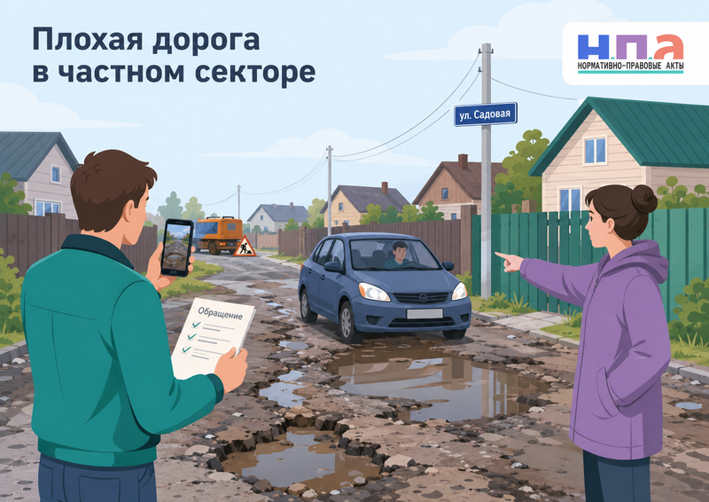 Дорогу в частном секторе не ремонтируют кто отвечает и куда подавать жалобу