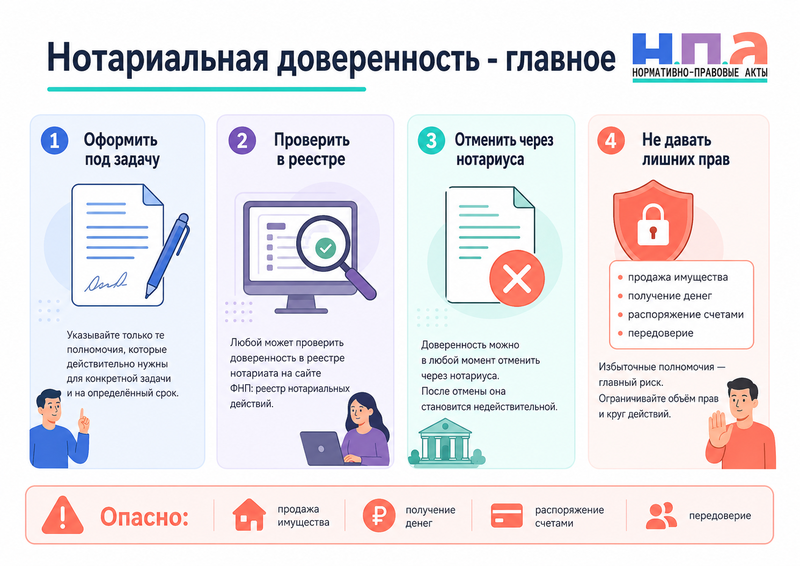 Доверенность у нотариуса как оформить, проверить, отменить и защититься от мошенников