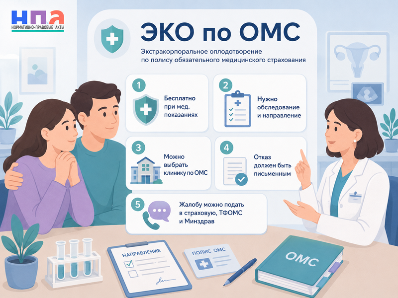 ЭКО по ОМС как получить направление, выбрать клинику и обжаловать отказ