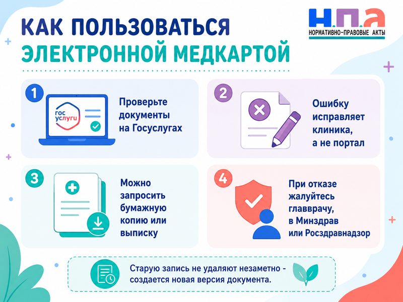 Электронная медицинская карта с 1 сентября 2026 года как получить доступ, исправить ошибку и забрать копию