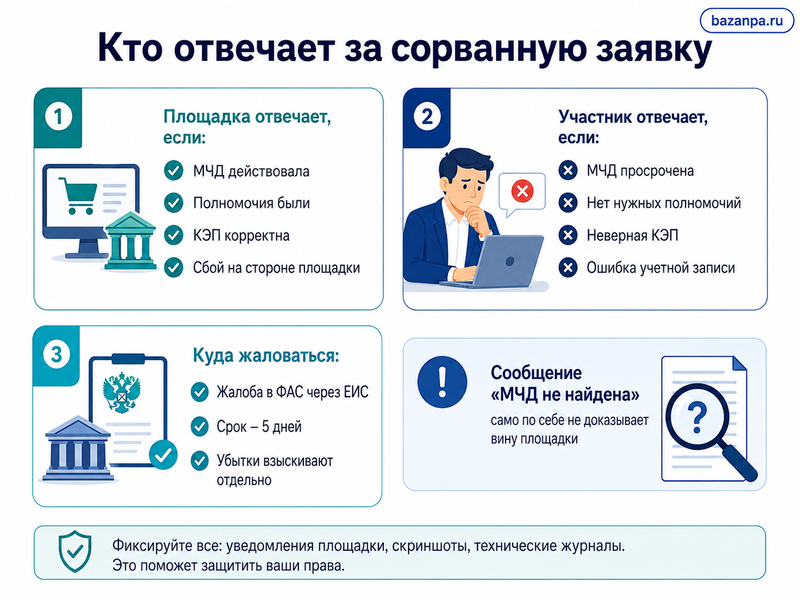 Электронная площадка не распознала МЧД и заявка не была подана кто отвечает