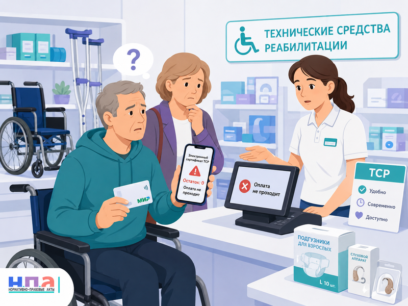 Электронный сертификат на ТСР не работает или показывает нулевой остаток как получить изделие