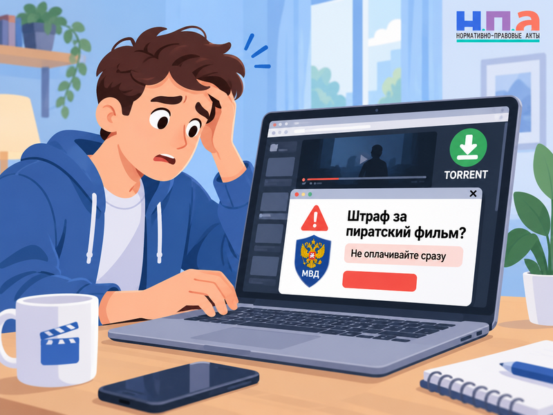 Есть ли штраф за просмотр пиратских фильмов и скачивание с торрента