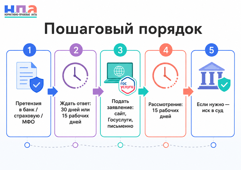 Финансовый уполномоченный когда нужно обращаться перед судом и как подать заявление