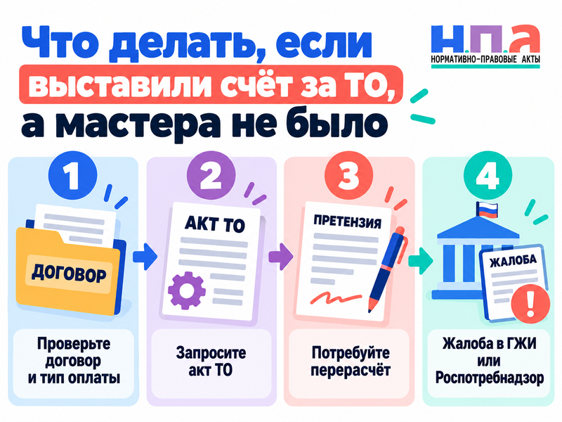 Газовщики выставили счёт за ТО, но мастер не приходил - нужно ли платить