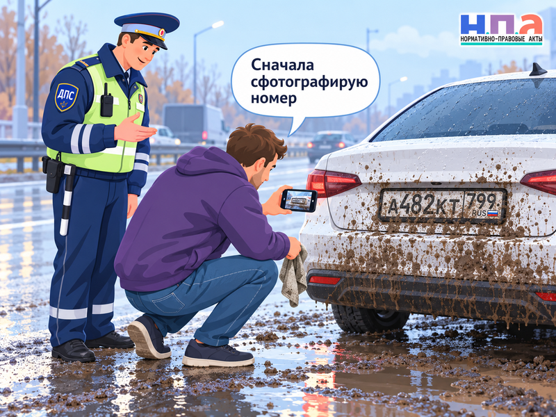 Грязный номер на машине - когда грозит штраф и как его оспорить
