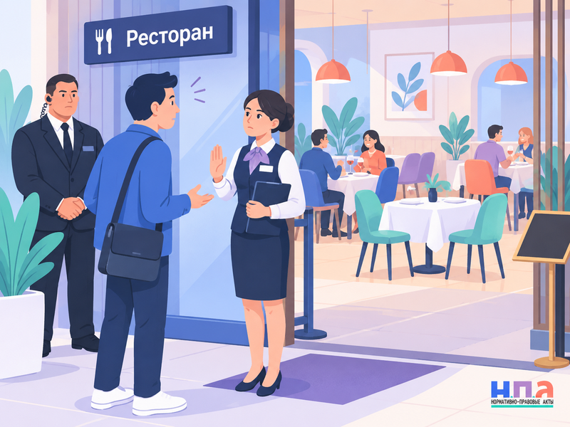 Имеет ли право ресторан отказать в обслуживании без объяснения причины