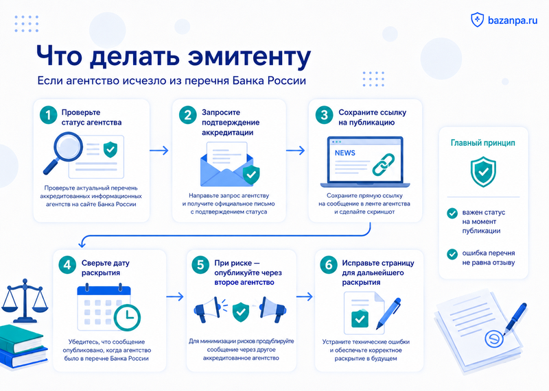 Информагентства нет в перечне Банка России