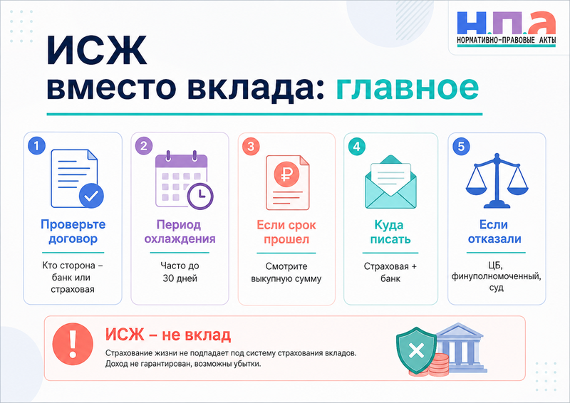 Инвестиционное страхование жизни навязали вместо вклада как расторгнуть договор и вернуть деньги