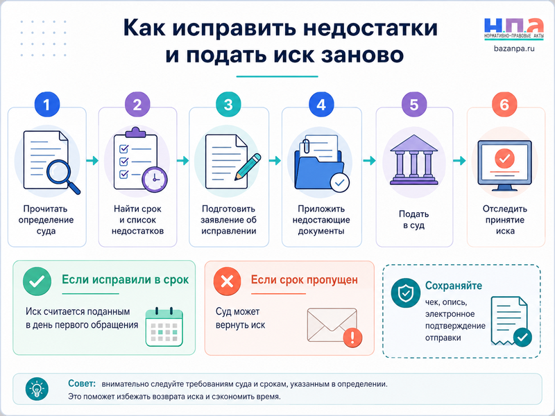 Иск оставили без движения: что это значит и как исправить