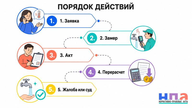 Из крана идет слишком горячая вода и причиняет ущерб