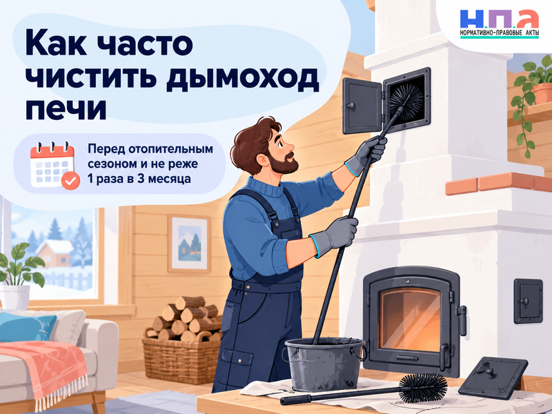 Как часто нужно чистить дымоход печи в частном доме и кто за это отвечает