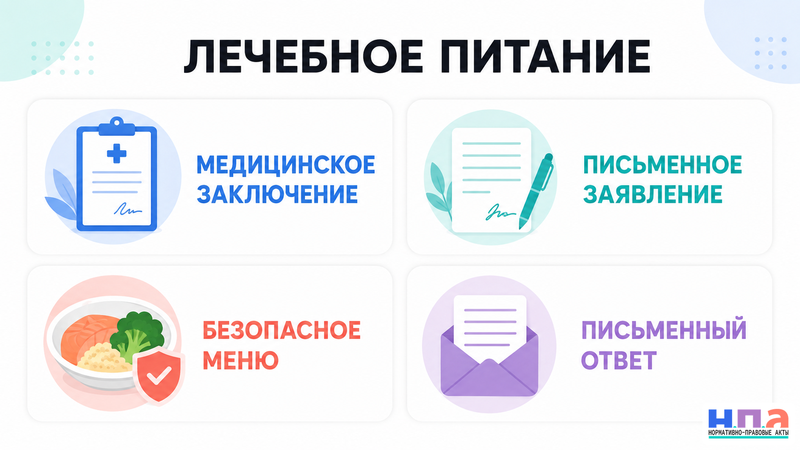 Как добиться лечебного питания ребёнку в школе или детском саду