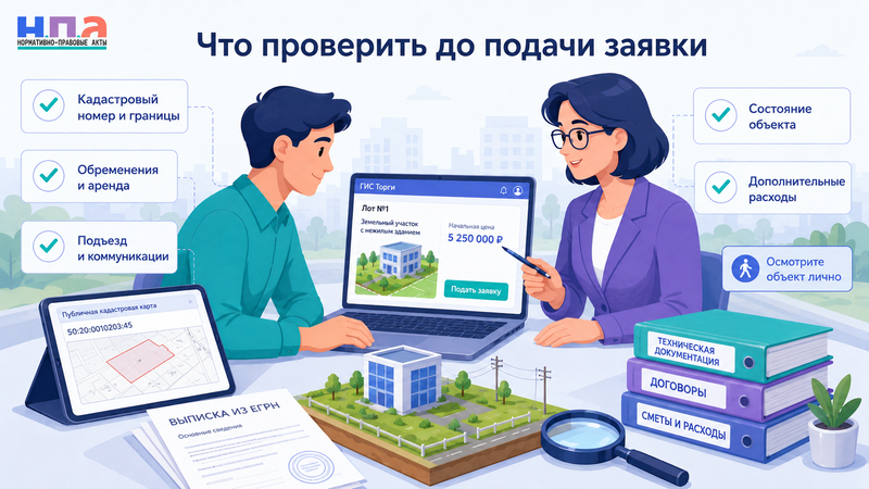 Как купить государственное имущество и землю на электронных торгах с 1 июля 2026 года