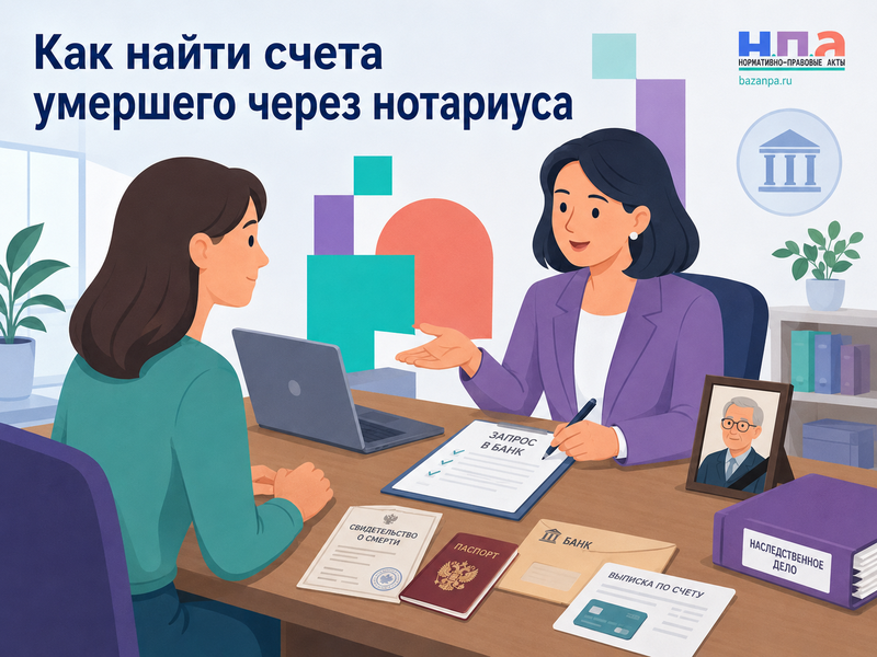 Как найти банковские счета, вклады и карты умершего человека через нотариуса