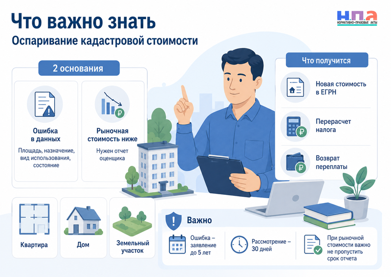 Как оспорить кадастровую стоимость квартиры, дома или земельного участка и уменьшить налог