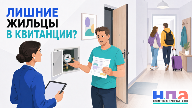 Как оспорить коммунальные начисления за фактически проживающих жильцов