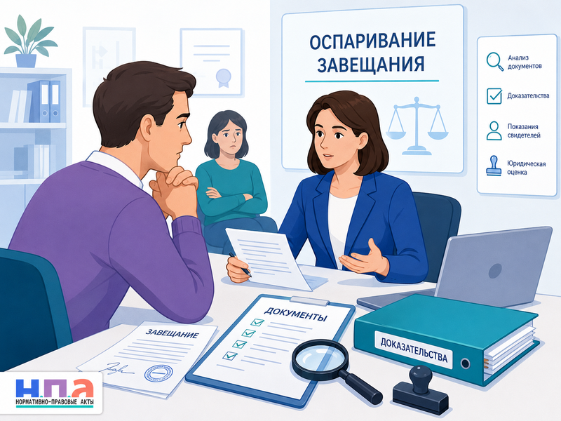 Как оспорить завещание основания недействительности и доказательства +