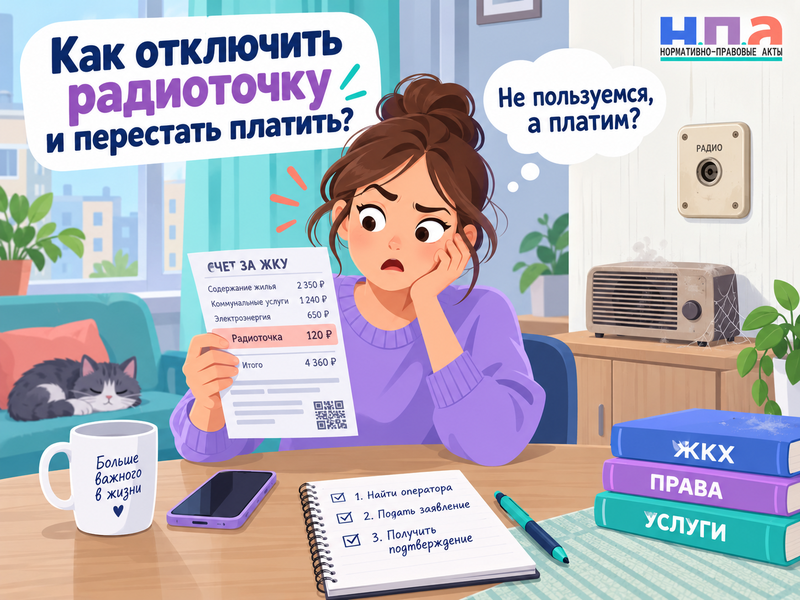 Как отключить радиоточку и перестать платить