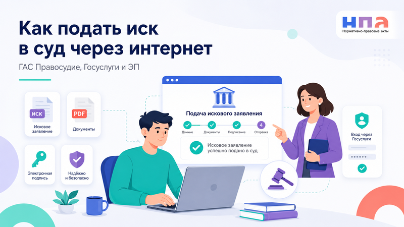 Как подать иск в суд через интернет: пошаговая инструкция