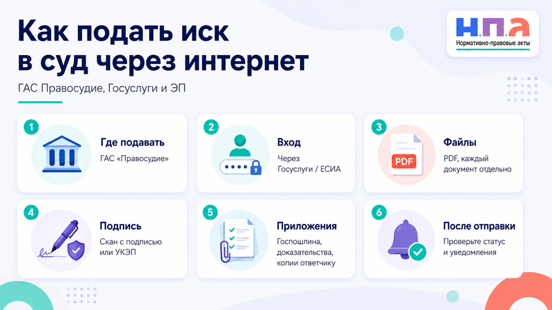 Как подать иск в суд через интернет: пошаговая инструкция