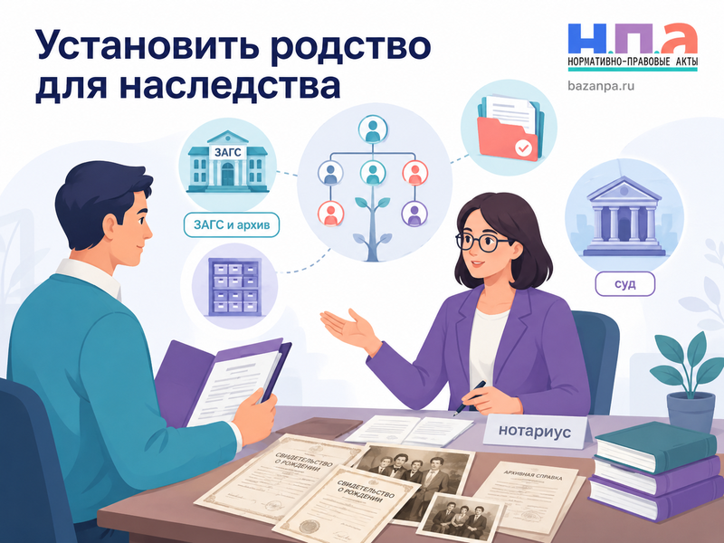 Как установить родство через суд для получения наследства документы, свидетели и экспертиза