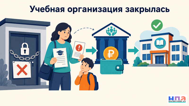 Как вернуть маткапитал, если учебная организация закрылась