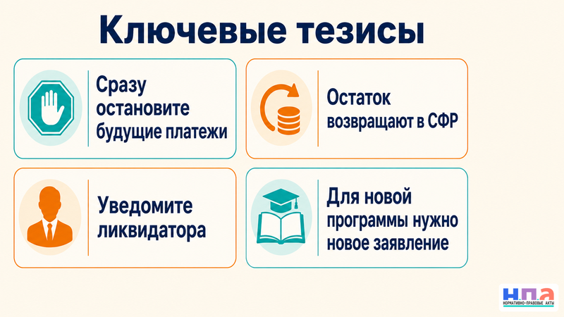 Как вернуть маткапитал, если учебная организация закрылась