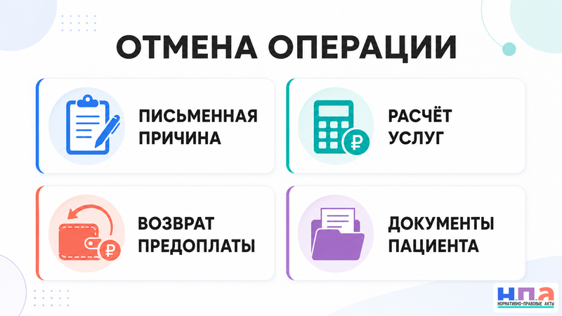 Как вернуть предоплату, если платная клиника отменила операцию