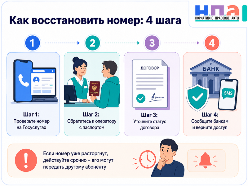 Как восстановить SIM-карту, заблокированную из-за неподтвержденных данных, и доступ к банкам